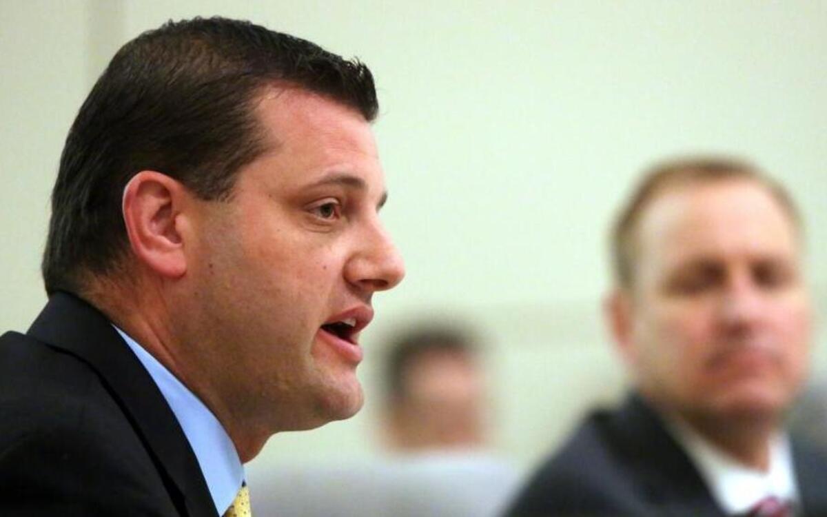 Rep. David Valadao, R-Hanford, at Fresno City Hall in March 2014.