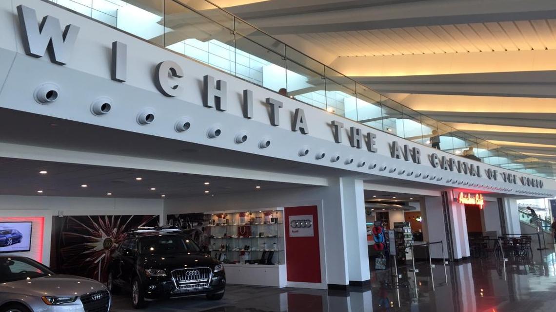 Wichita Eisenhower Airport opened a new $200 million terminal on June 3, 2015. The interior is pictured on April 8, 2016.