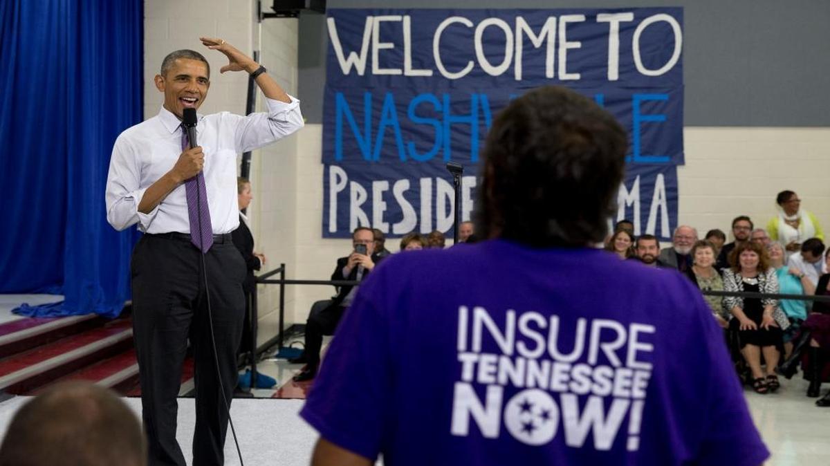President Barack Obama takes questions in Nashville, Tenn., earlier this year, when where he spoke about the Affordable Care Act. The House of Representatives begins 2016 with another effort to dismantle the health care law.