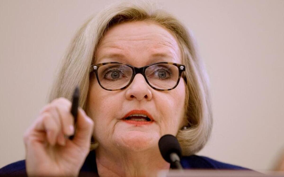 In this April 2, 2014, file photo, Sen. Claire McCaskill, D-Mo., asks questions during hearings in Washington.