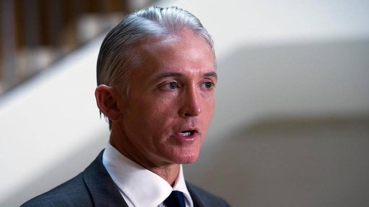 
House Select Committee on Benghazi Chairman Trey Gowdy, R-S.C., on Capitol Hill in Washington on Friday, Sept. 4, 2015.
