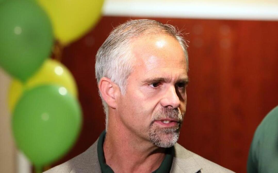 In this Aug. 2, 2016, file photo, U.S. Rep. Tim Huelskamp, R-Kan., answers questions from the media following his primary election watch party in Hutchinson, Kan. After losing his primary last month, Huelskamp is back in Washington, and pushing to have the commissioner of the Internal Revenue Service impeached.