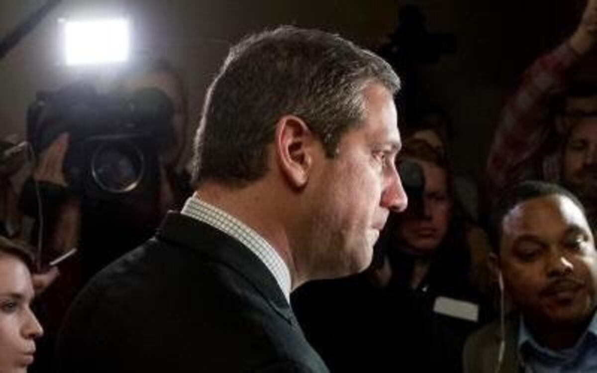 Rep. Tim Ryan, D-Ohio, spoke with reporters after the House Democratic Caucus voted to retain Rep. Nancy Pelosi of California as its leader.