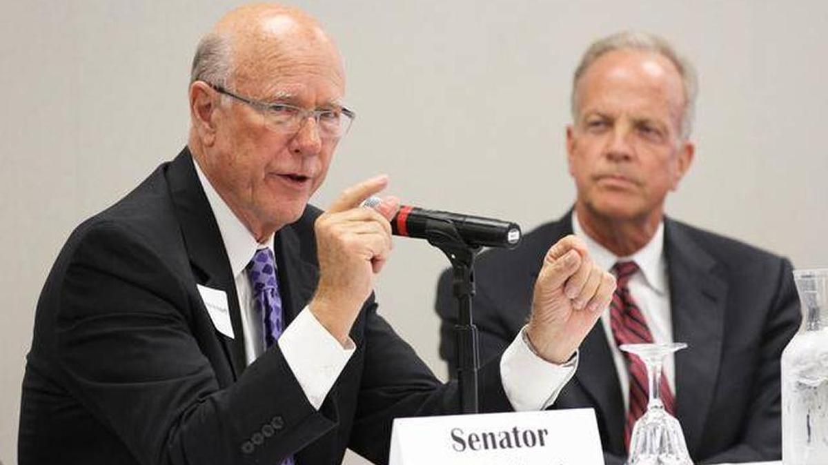 Kansas Republican Sens. Pat Roberts and Jerry Moran.
