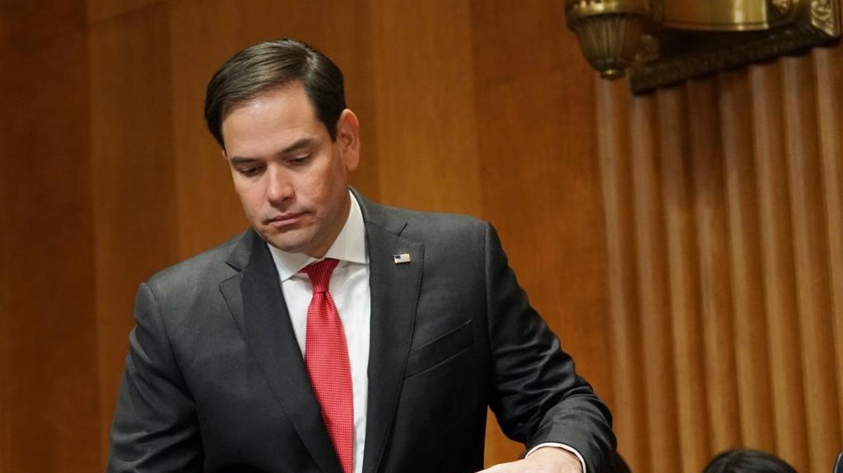 Senate Foreign Relations Committee Sen. Marco Rubio, R-Fla., takes his seat for a hearing on North Korea on Capitol Hill in Washington, Tuesday, Nov. 14, 2017.