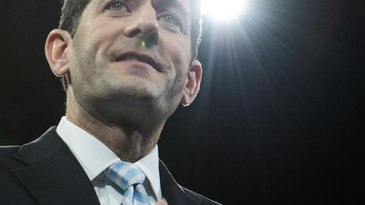 House Speaker Paul Ryan of Wis. speaks to the crowd at an economic forum, Saturday, Jan. 9, 2016, in Columbia, S.C.