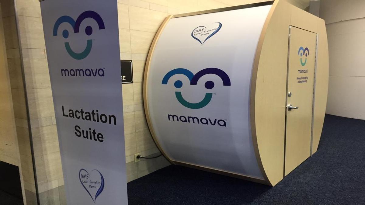 A lactation room at Milwaukee’s Mitchell International Airport last year.