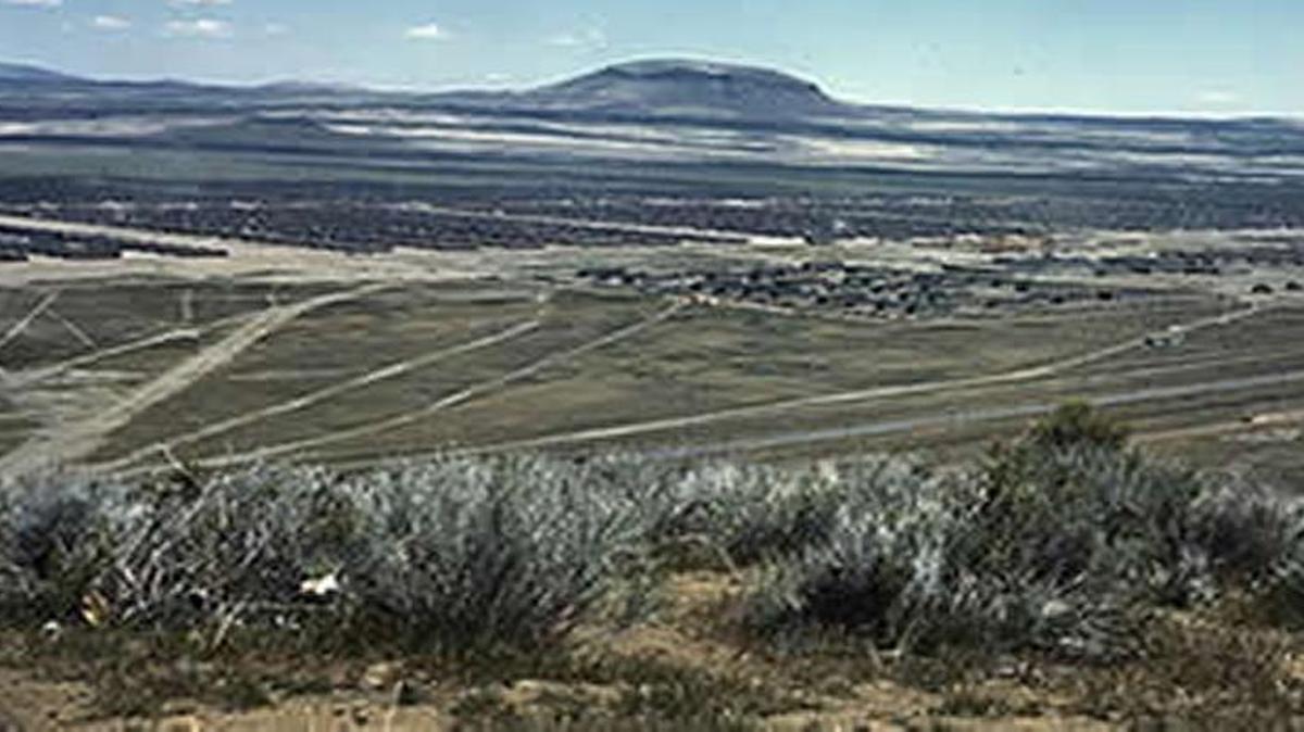 The Tule Lake Segregation Center, seen here in 1942 or 1943, held as many as 18,700 Japanese-Americans.