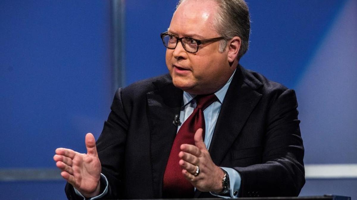 In this May 19, 2016, file photo, Rep. George Holding speaks during the 2nd Congressional District Republican primary debate at WRAL studio in Raleigh, N.C.