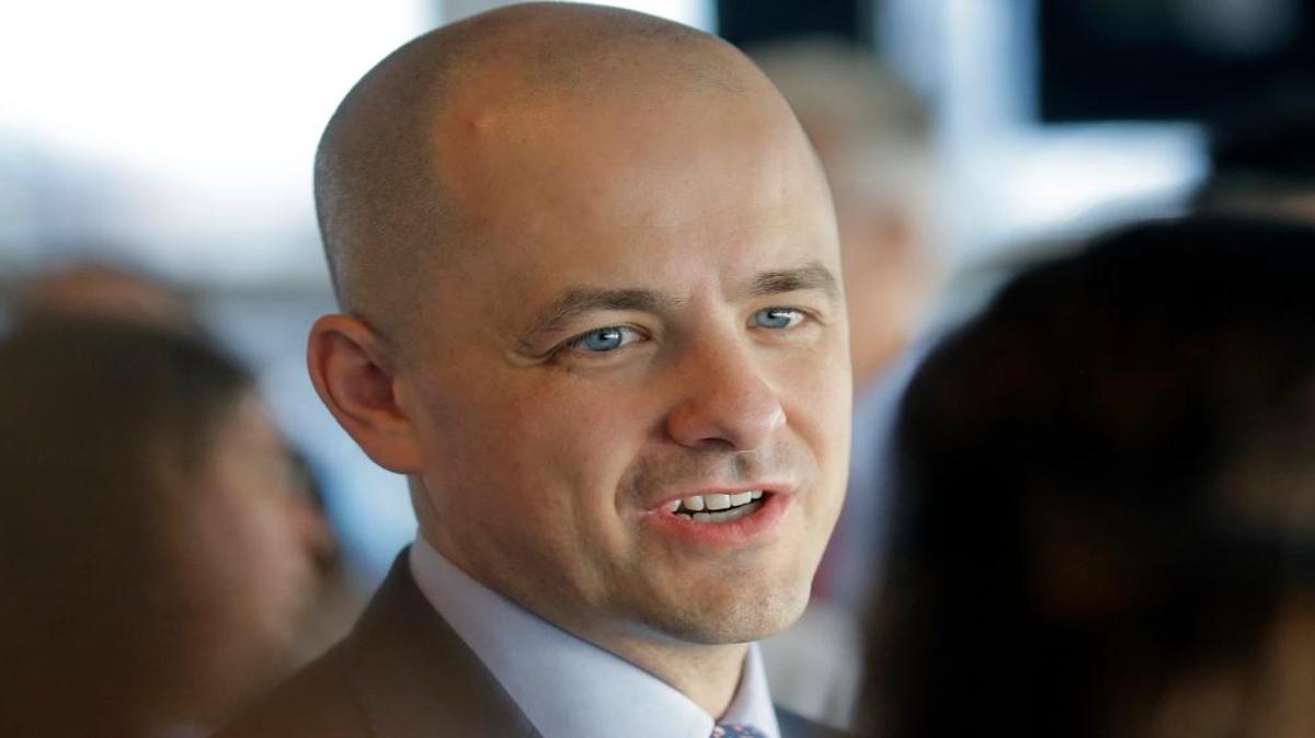 U.S. Sen. Lindsey Graham tweeted Tuesday that he couldn’t bring himself to vote for either Trump or Clinton, so he opted for Independent presidential candidate Evan McMullin (seen here as he talks during a meet and greet at the One Man Band Diner Monday, Nov. 7, 2016, in Lehi, Utah.