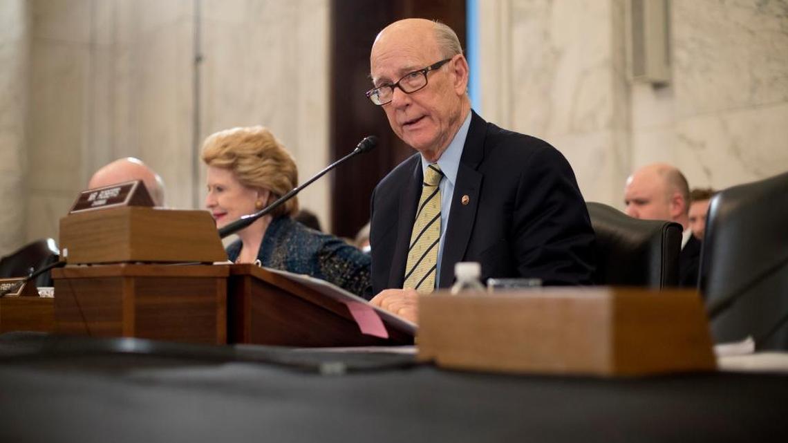 Sen. Pat Roberts, R-Kan., snarked to a female reporter about the importance of mammograms.