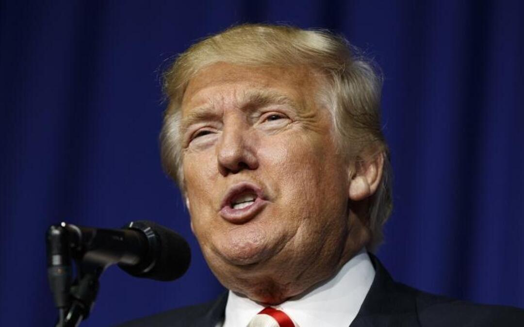 Republican presidential candidate Donald Trump speaks during a campaign rally, Thursday, Sept. 1, 2016, in Wilmington, Ohio.