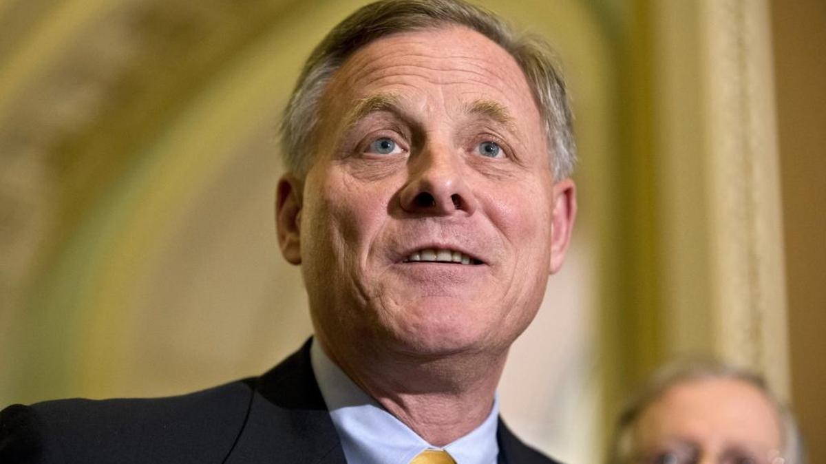 Sen. Richard Burr, R-N.C. speaks during a 2013 news conference on Capitol Hill in Washington.
