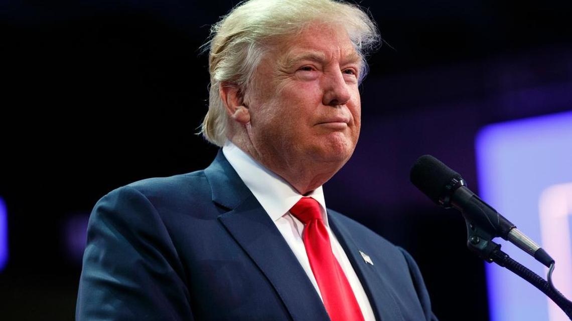 Republican presidential candidate Donald Trump used money from his foundation to curry favor with conservative groups, tax filings show.