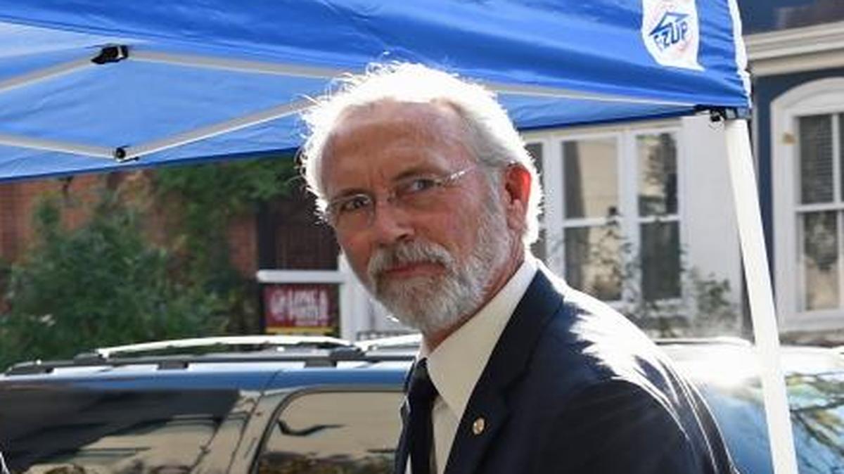 Freshman Republican Rep. Dan Newhouse is the only GOP member of the Washington state congressional delegation who has not made a public statement about Donald Trump since Oct. 7, when The Washington Post released a video capturing the GOP presidential nominee boasting about groping women. In this photo, Newhouse arrives at the Capitol Hill Hotel in Washington on Nov. 12, 2014, for new member orientation.