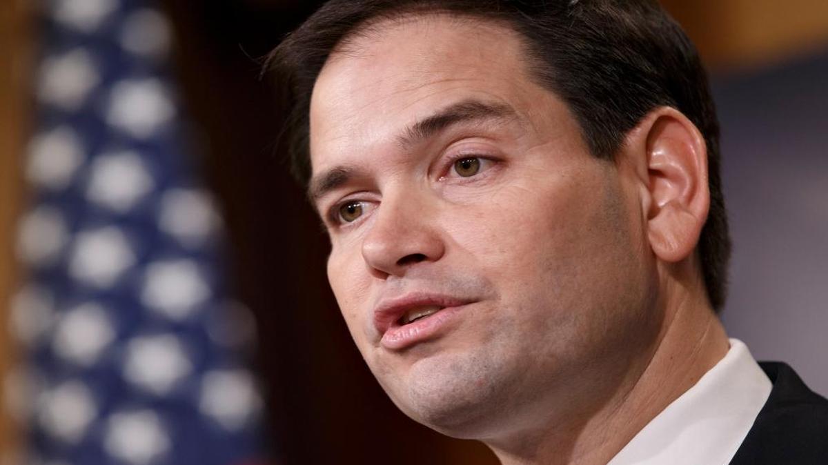 
Sen. Marco Rubio, R-Fla., possibly won the Republican debate in California last week. In photo, Rubio talks during a news conference at the Capitol in Washington, D.C. on Dec. 17, 2014.
