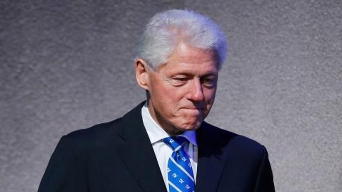 Former President Bill Clinton walks onstage at the Clinton Global Initiative on Monday, Sept. 19, 2016, in New York.