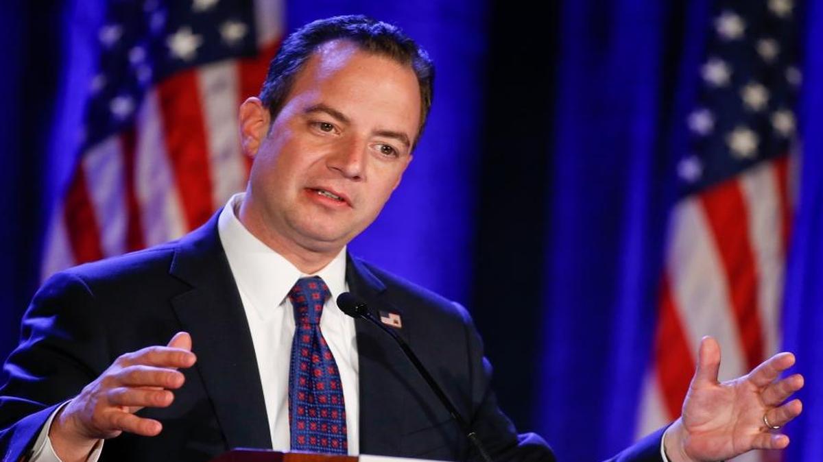 “If we don’t win in 2016, we could be finished as a country distinguished by freedom and prosperity,” said Republican Chairman Reince Priebus during the Republican National Committee’s winter meeting on Jan. 15, 2016. Photo taken Jan. 15, 2015.