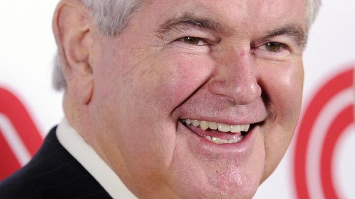 FILE – Newt Gingrich of the CNN program "Crossfire" arrives at the CNN Worldwide All-Star Party, on Friday, Jan. 10, 2014, in Pasadena, Calif. Gingrich supports North Carolina state Rep. Julia Howard, a Republican, in her run for Congress.