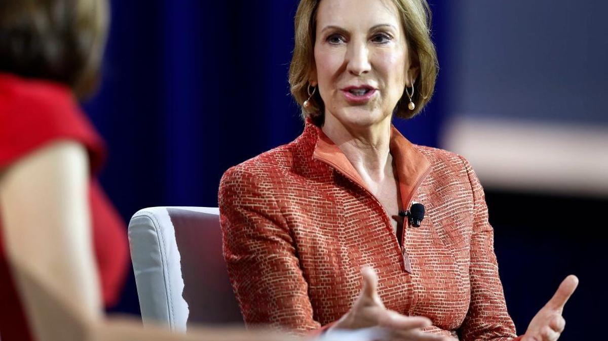
Carly Fiorina will join 10 others in the main event Wednesday, the Republican presidential debate.
