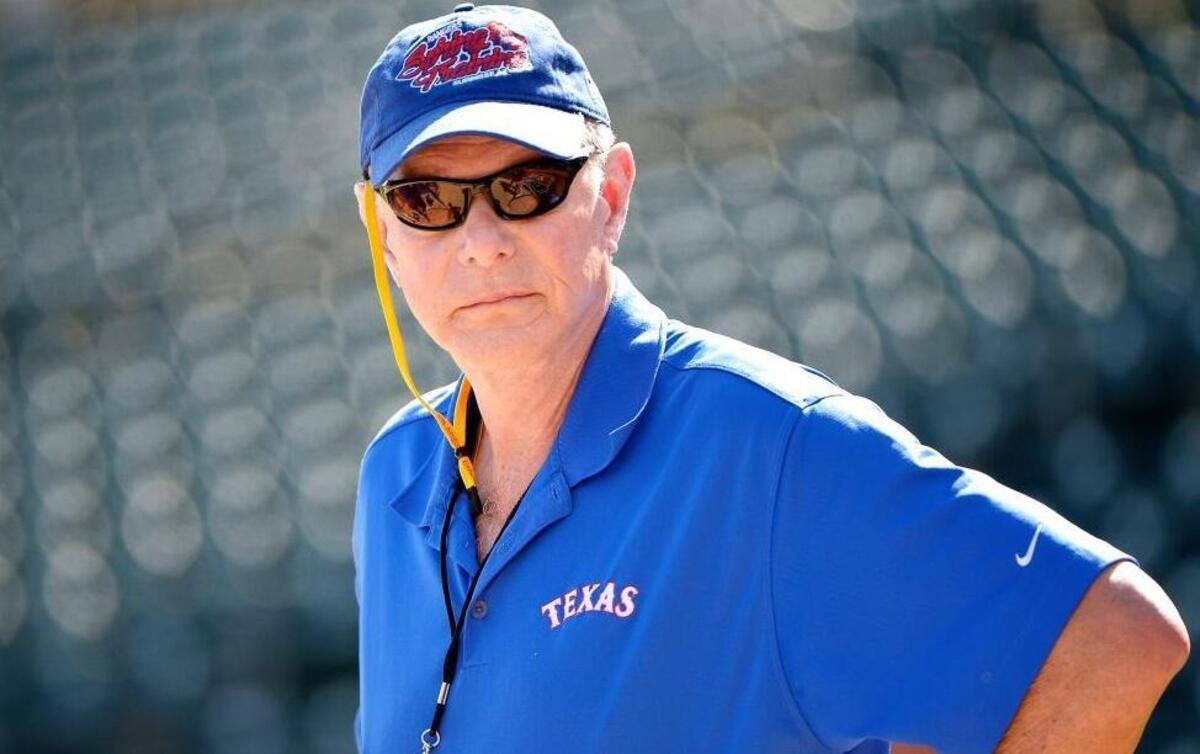 Texas Rangers owner Ray Davis before the game as the Texas Rangers play the Kansas City Royals at Surprise Recreation Complex in Surprise, AZ.