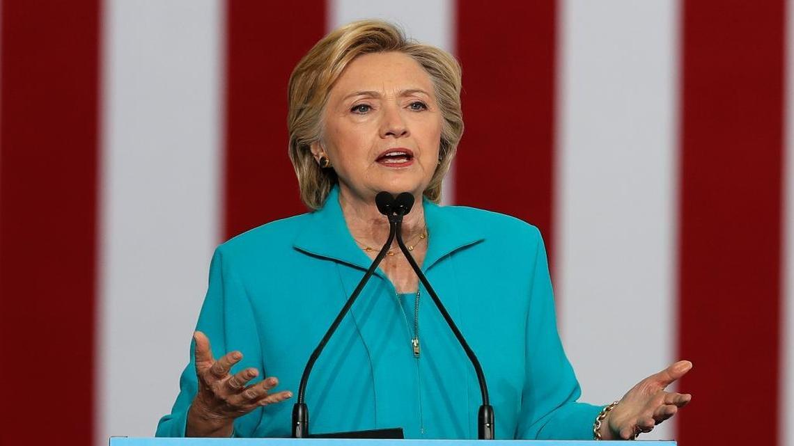 Democratic presidential candidate Hillary Clinton speaks at a campaign event at Truckee Meadows Community College in Reno, Nev., on Aug. 25, 2016. Clinton is rolling out a comprehensive plan to address millions of Americans coping with mental health illness. Clinton's campaign is releasing a multi-pronged approach to mental health on Monday, Aug. 29.