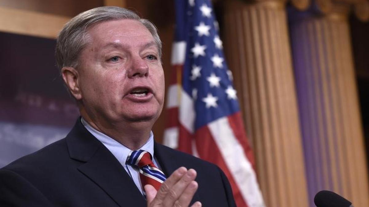 Sen. Lindsey Graham, R-S.C., said during an interview with CBS that rallying around Ted Cruz may be the only way to stop Donald Trump. In photo, Graham speaks during a news conference in Washington, D.C. on Jan. 21, 2016.
