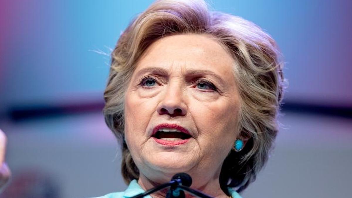 Democratic presidential candidate Hillary Clinton speaks at the 2016 National Association of Black Journalists and National Association of Hispanic Journalists convention in Washington on Friday, Aug. 5, 2016. It was the first time she’d fielded questions from journalists in 244 days.