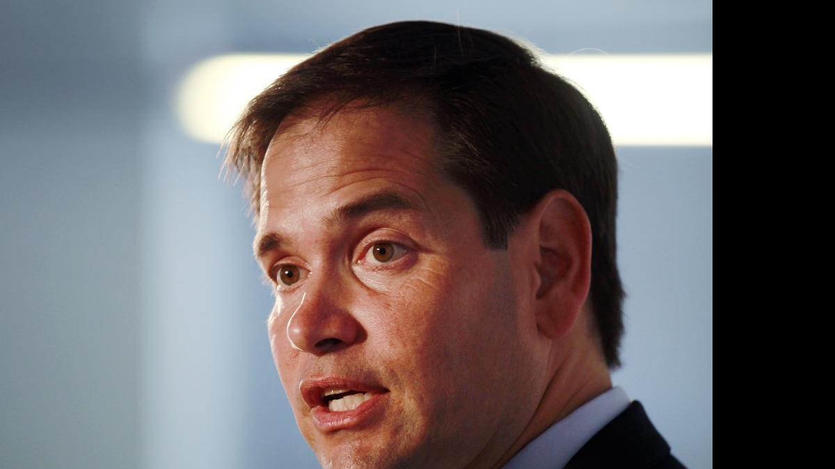 
Republican presidential candidate Sen. Marco Rubio, R-Fla., speaks at 1871, an entrepreneurial hub for digital startups Tuesday, July 7, 2015, in Chicago. Rubio outlined a plan to lower corporate tax rates, loosen Internet regulation and broaden college accreditation, in his first major domestic policy speech as a presidential candidate.
