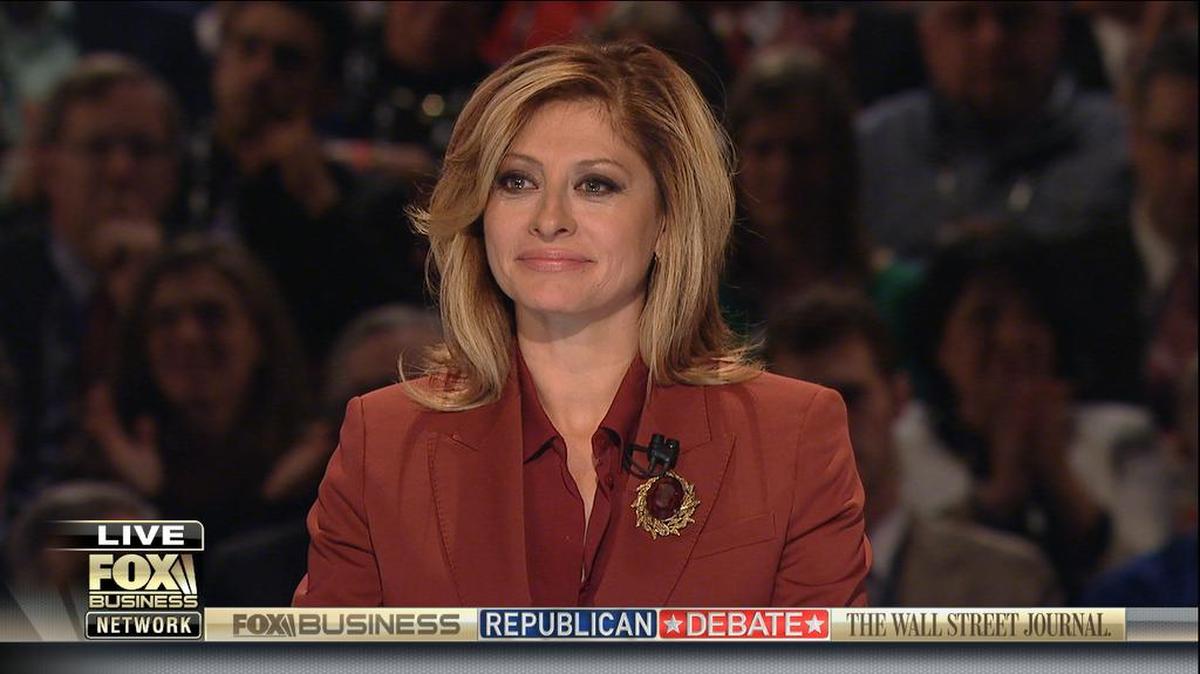 Fox Business Network anchor Maria Bartiromo