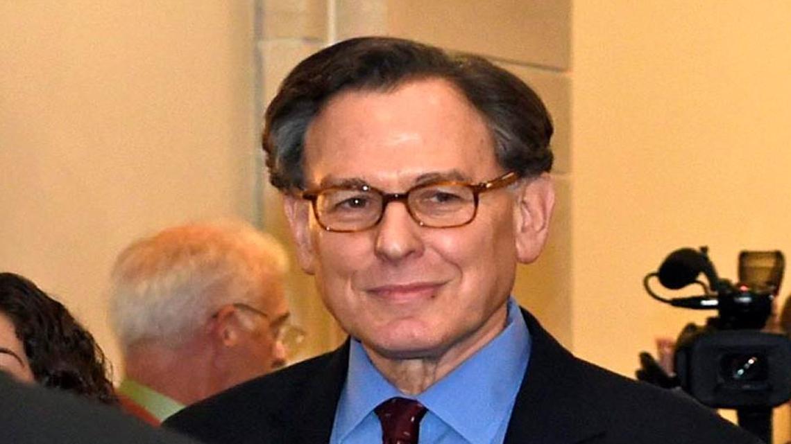 Sidney Blumenthal, a longtime confidant to Democratic presidential candidate Hillary Clinton, says he never spoke with McClatchy about looking into rumors that President Obama was born in Kenya. He is seen in this file photo from 2012 arriving on Capitol Hill to face questions from the Republican-led House panel investigating the 2012 attacks in Benghazi, Libya.