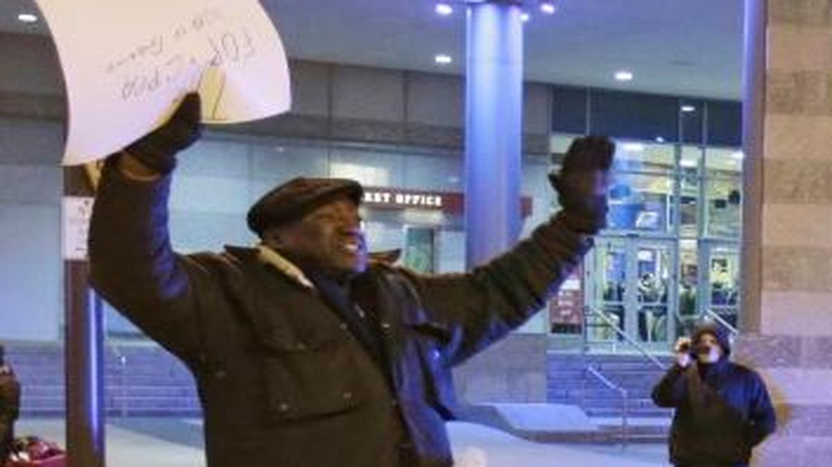 In December, an Ohio grand jury decided not to indict two white Cleveland police officers in the fatal shooting of Tamir Rice, a black 12-year-old boy who was playing with a pellet gun. That decision prompted a protest, shown here. On Friday, former Ohio state Sen. Nina Turner, who co-chairs Ohio Gov. John Kasich's Ohio Collaborative Community-Police Advisory Board, called the Republican National Convention in Cleveland a “powder keg” and said the fatal shooting of Dallas police officers “puts more gasoline and dynamite and the match on top of all of that.”