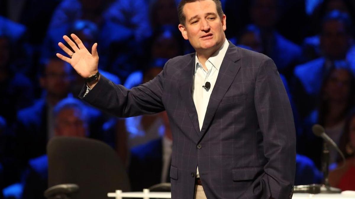 Republican presidential candidate Ted Cruz speaks at the North Texas Presidential Forum at Prestonwood Baptist Church Sunday, Oct. 18, 2015 in Plano, Texas.