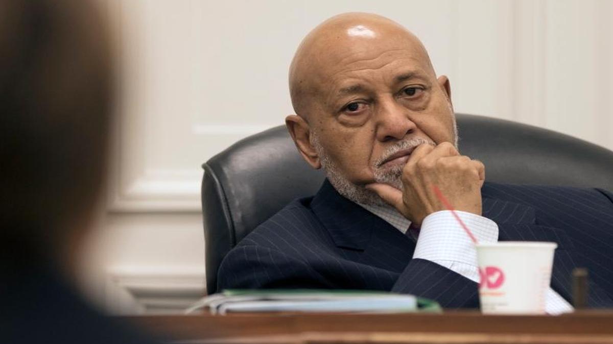 U.S. Rep. Alcee Hastings, D-Fla., listens to testimony at a bipartisan delegation meeting on the heroin crisis in Florida in Washington, D.C., on April 28, 2016. Hastings had been critical of the 2016 presidential campaigns, saying they don’t advertise enough in black-owned media.
