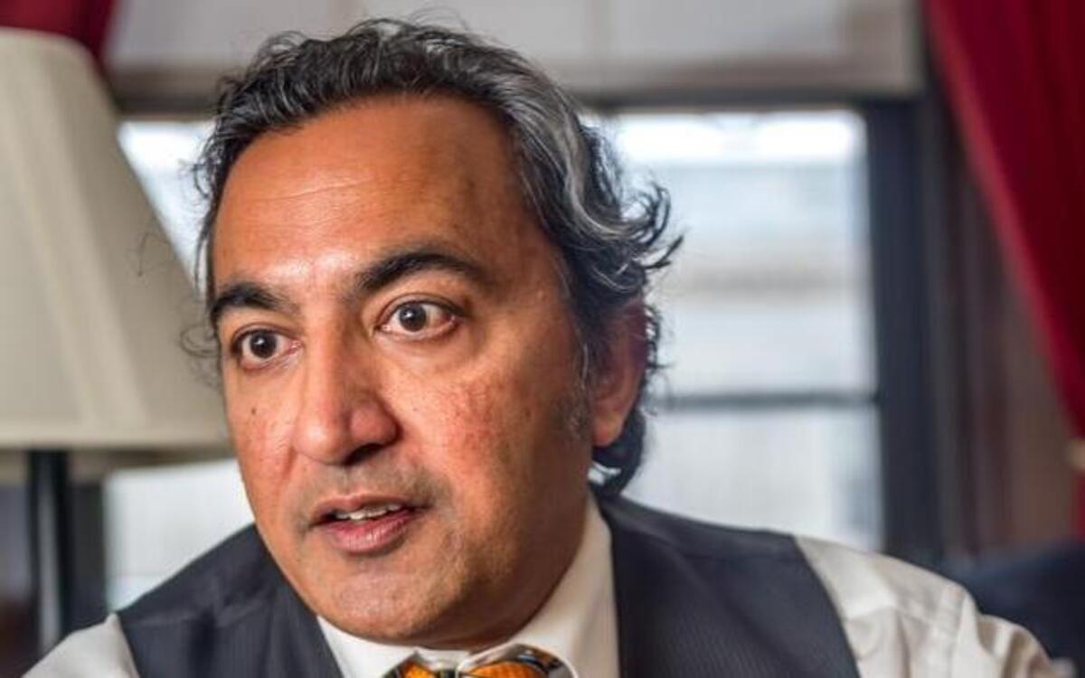 Rep. Ami Bera in his Longworth Building office in the U.S. Capitol complex in Washington.