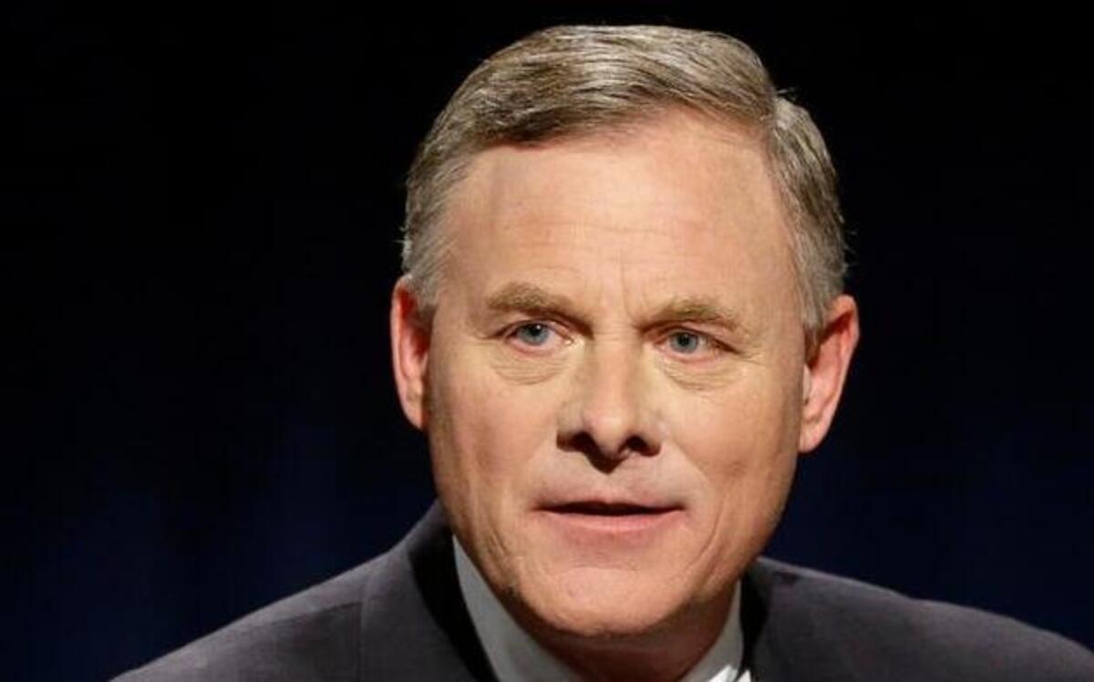 U.S. Sen. Richard Burr, R-N.C., at a campaign debate with Democratic challenger Deborah Ross at UNC-TV studios in Research Triangle Park, N.C., on Oct. 13, 2016.