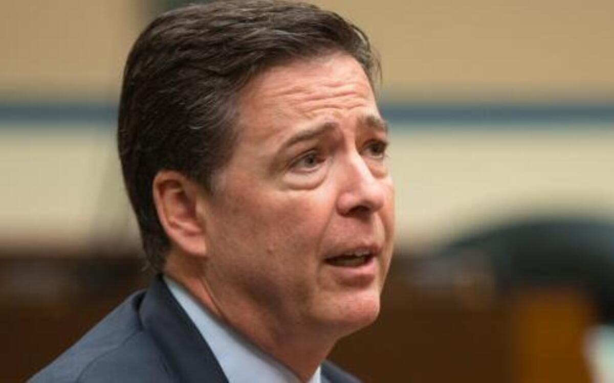 FBI Director James Comey testifying Thursday, July 7, 2016, before the House Oversight and Government Reform Committee.