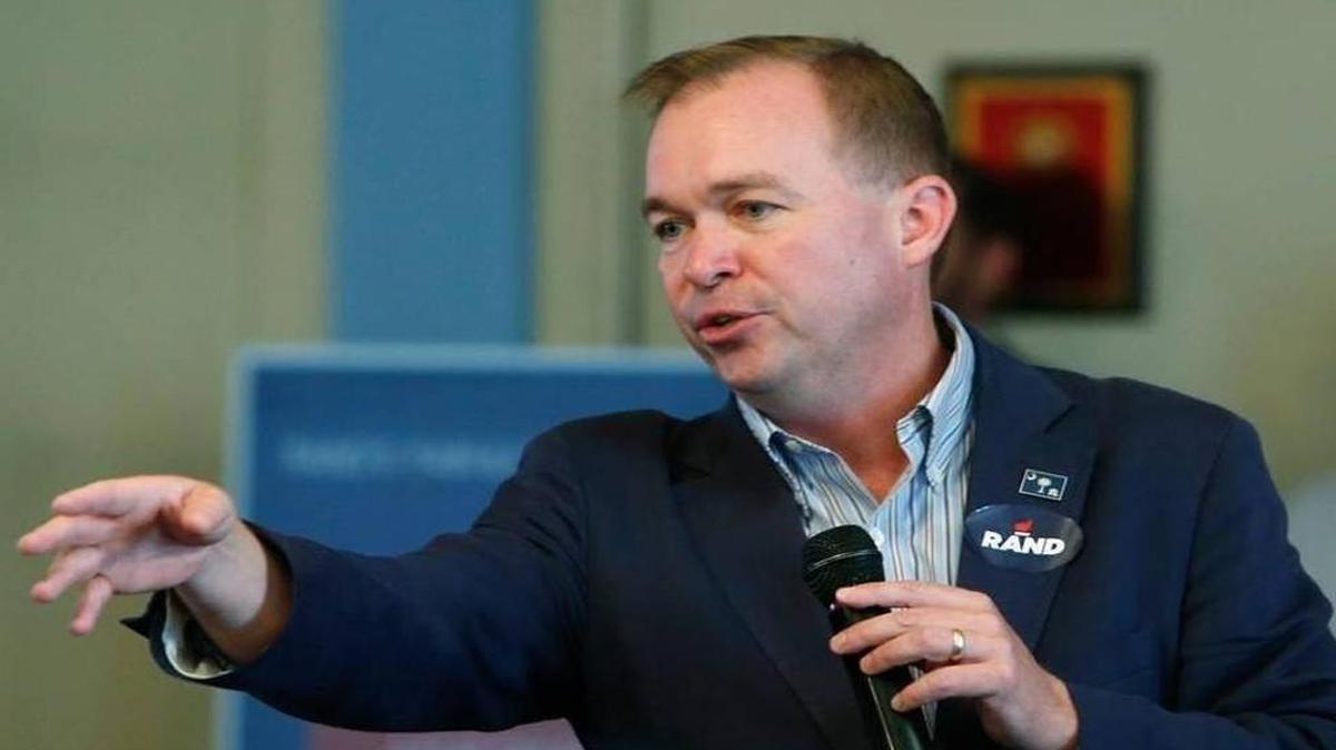 U.S. Rep. Mick Mulvaney, R-S.C., speaks at a Rock Hill rally for GOP presidential hopeful Rand Paul in September 2015.