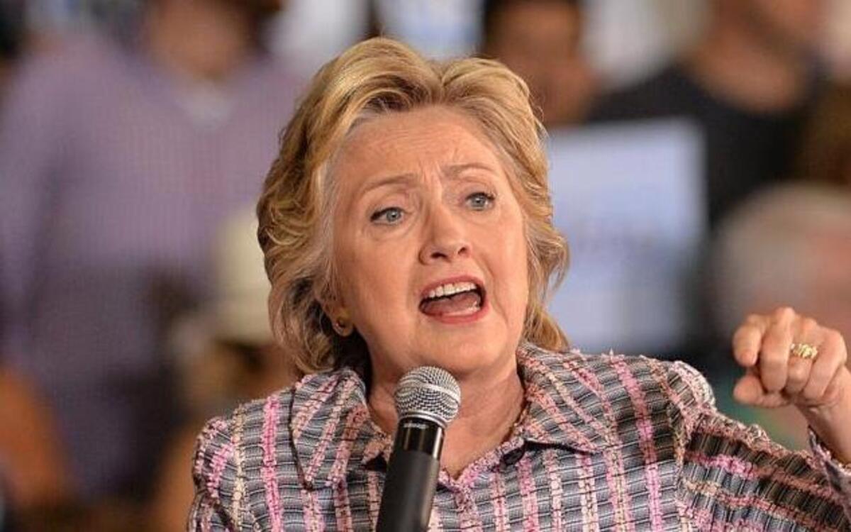 Democratic presidential candidate Hillary Clinton speaks at a Sept. 30, 2016 campaign rally at Coral Springs Gymnasium in Coral Springs, Fla.