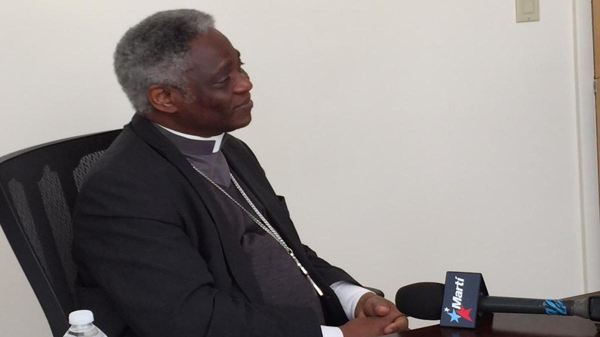 Cardinal Peter Turkson, Pope Francis’s chief advisor on climate change, spoke at St. Thomas University on Friday.