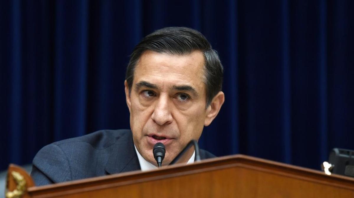 Rep. Darrell Issa, R-Calif. speaks on Capitol Hill in Washington.