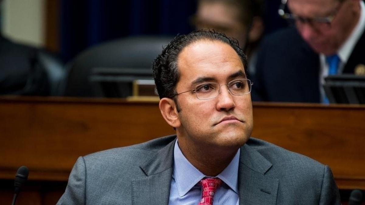 Rep. Will Hurd, R-Texas, listens at a meeting of the House Oversight and Government Reform Committee.