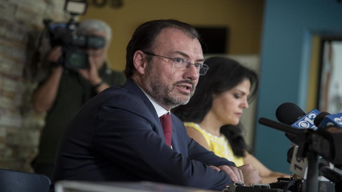 Mexican Secretary of Foreign Affairs Dr. Luis Videgaray Caso addressed DACA, climate change and Mexico’s recent earthquake at a press conference held at the Consulate General of Mexico in North Natomas on Sept. 11, 2017.