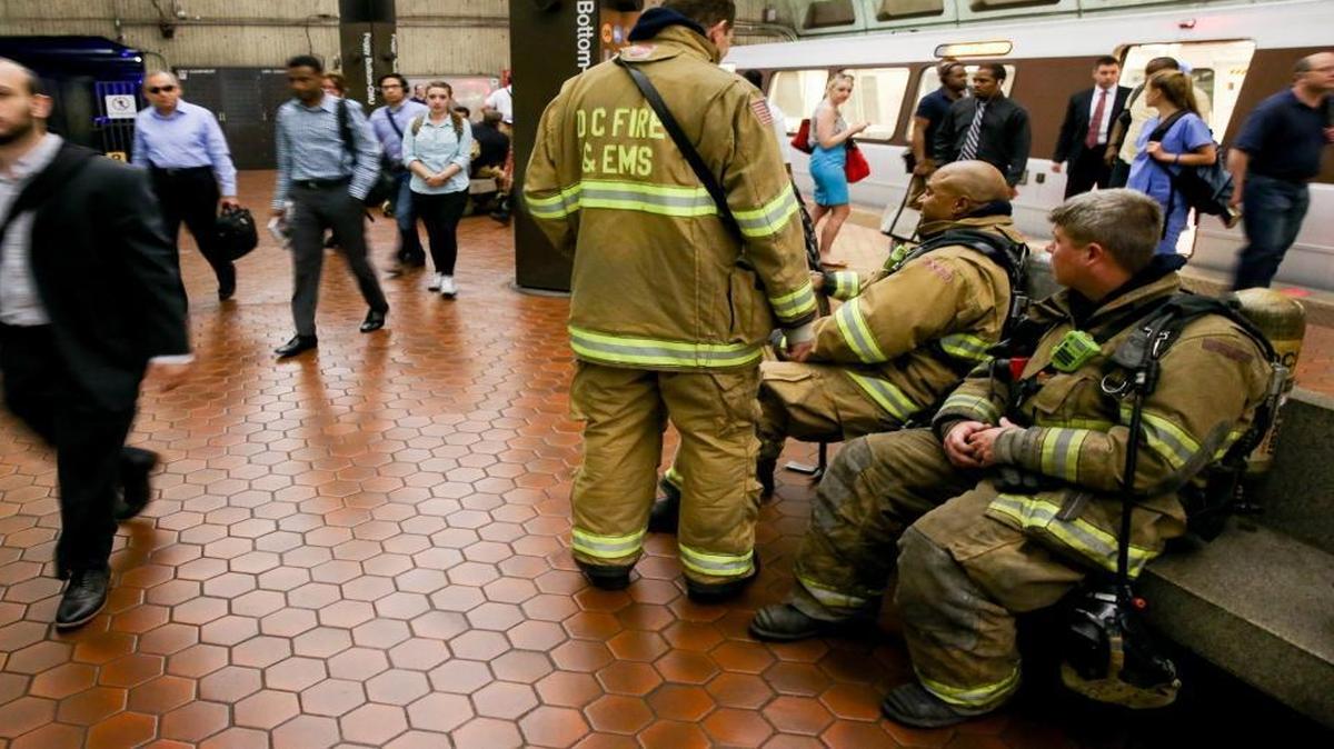 
With subway riders gasping from smoke after an electrical failure on Jan. 12, 2015, Washington firefighters grappled with two-way radio failures, resorting to cellphones and a chain of runners to communicate. One person died in the incident.
