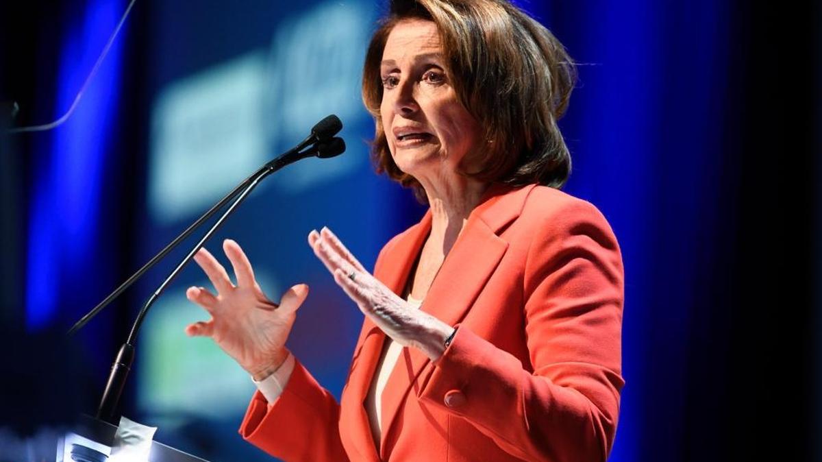 House Minority Leader Nancy Pelosi of Calif. speaks at the 2018 California Democrats State Convention Saturday, Feb. 24, 2018, in San Diego. Republicans are rethinking how to approach anti-Pelosi messaging.