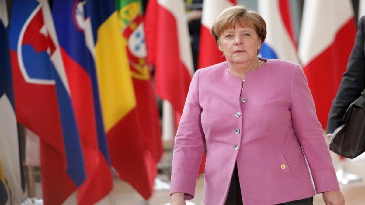 German Chancellor Angela Merkel at an EU summit in Brussels, Thursday, March 9, 2017.