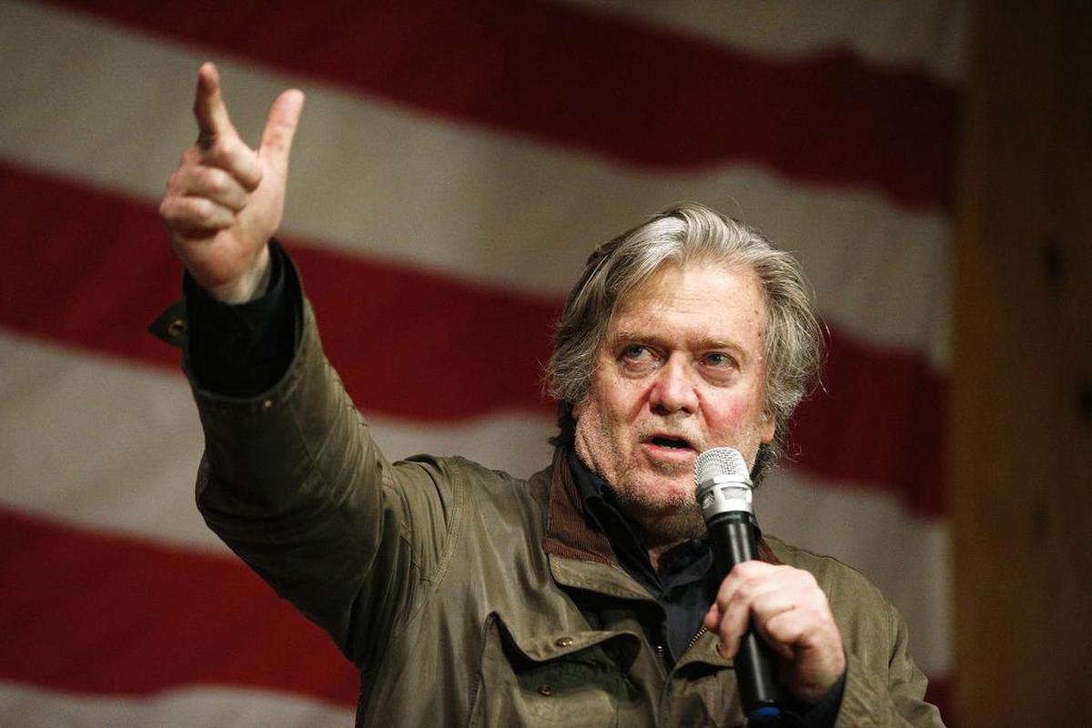 Former White House strategist Steve Bannon