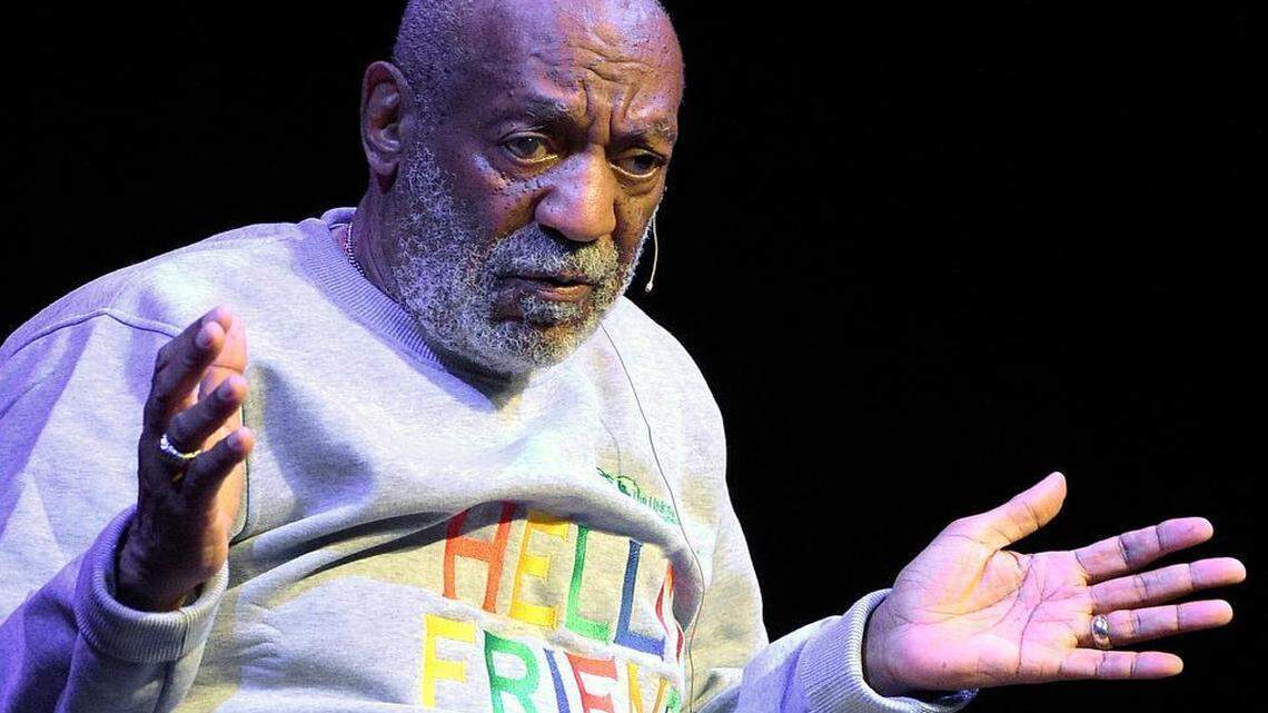 
In this Nov. 21, 2014 file photo, comedian Bill Cosby performs during a show at the Maxwell C. King Center for the Performing Arts in Melbourne, Fla.
