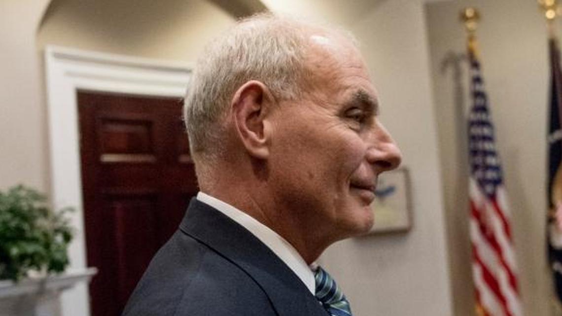 President Donald Trump's Chief of Staff John Kelly attends a meeting between President Donald Trump and Republican Senators on immigration in the Roosevelt Room at the White House, Thursday, Jan. 4, 2018, in Washington.
