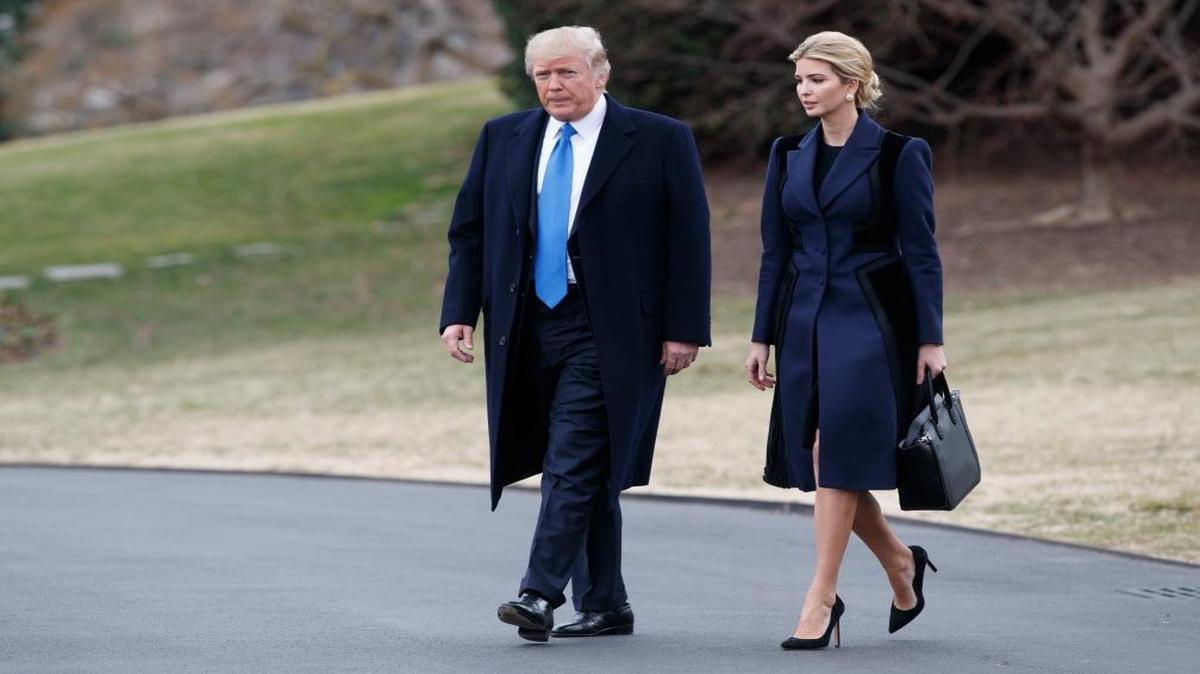 President Donald Trump and his daughter Ivanka Trump were photographed recently as they walked on the South Lawn of the White House. Trump’s withdrawal from the Paris climate accord was a defeat for Ivanka Trump.